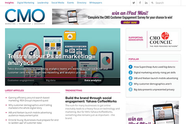 CMO - Homepage