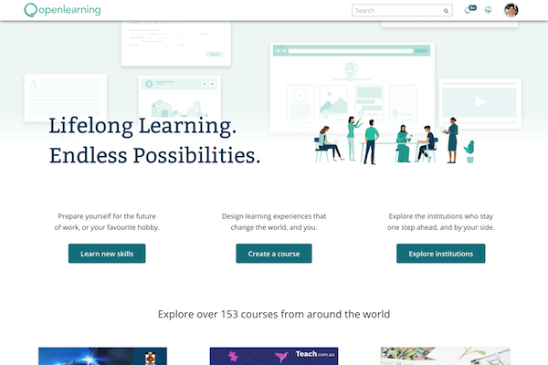OpenLearning - Home page
